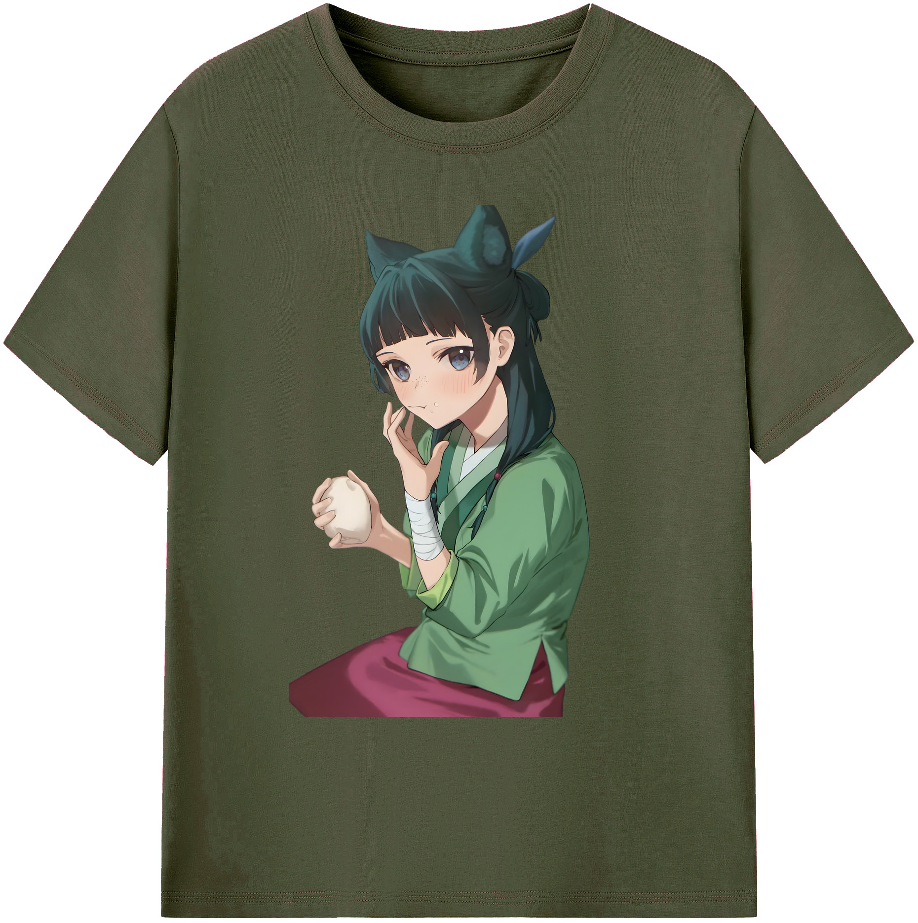 （画像用） 薬屋のひとりごと The Apothecary Diaries 綿100％ メンズ半袖Tシャツ｜肌触りやわらか＆通気性